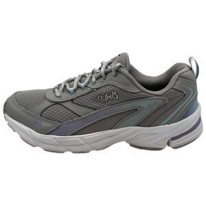 Ryka Impress Women’s Walking Shoes Gray Mesh Memory Foam Sneakers 7.5 M